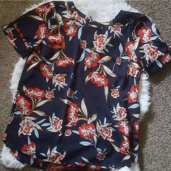 STACCATO floral top Women’s Size Medium - Picture 1 of 8